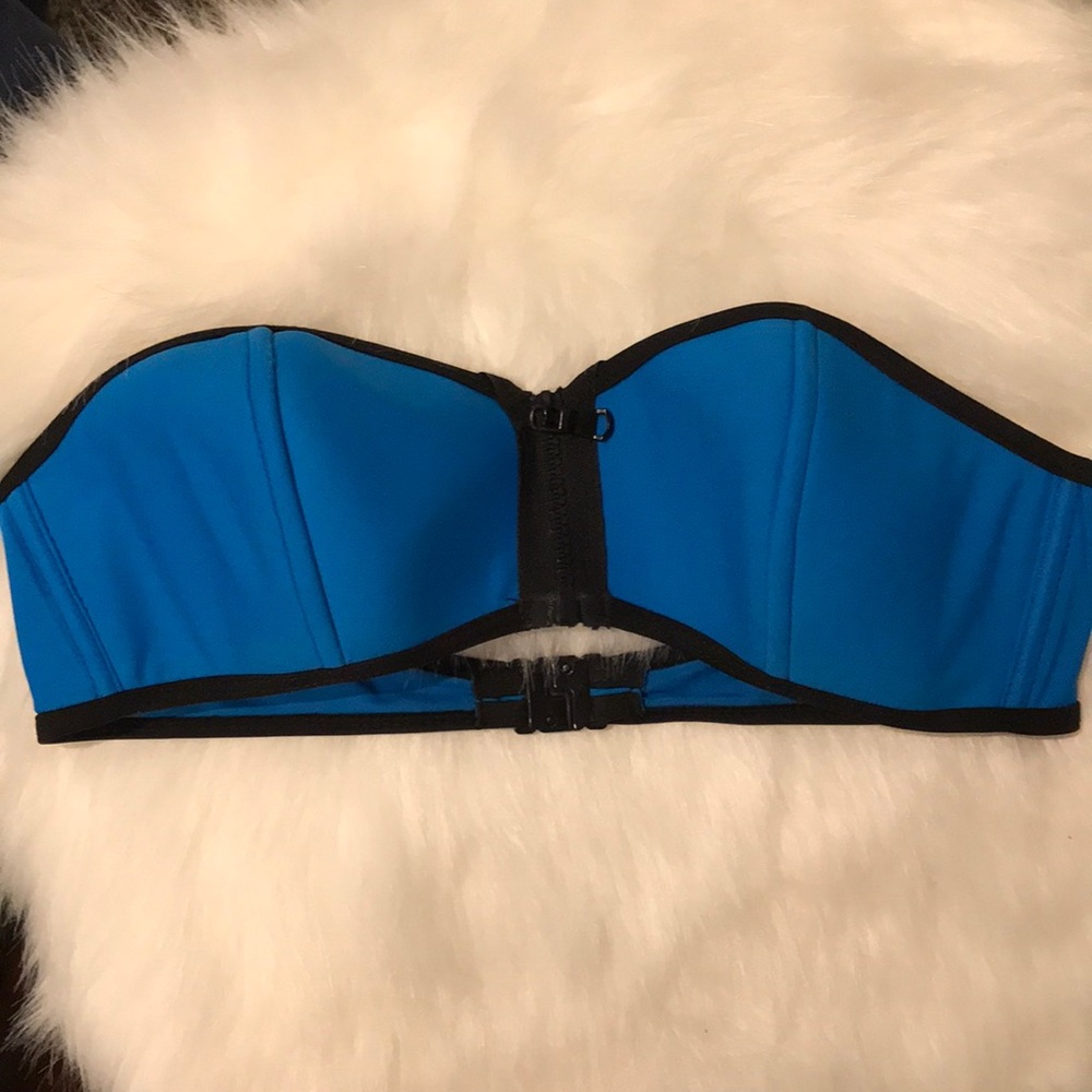 Blue Bikini Top